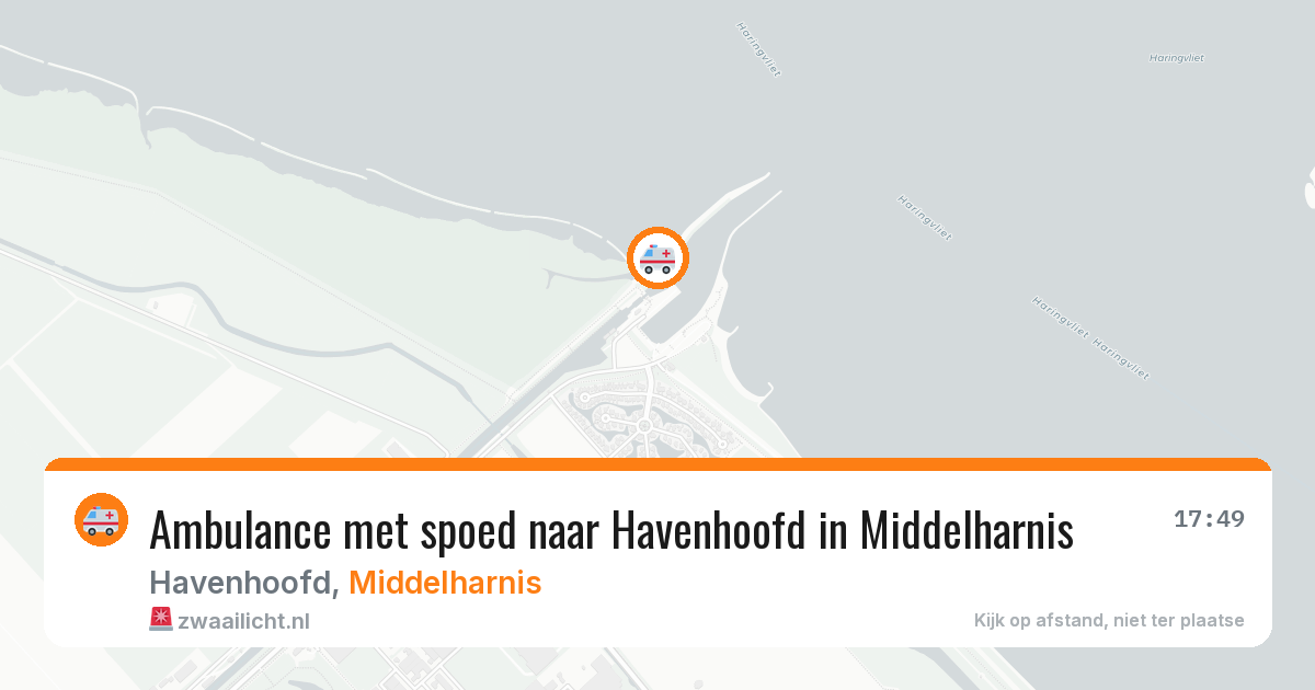 Ambulance met spoed naar Havenhoofd in Middelharnis — 27 mei 2026