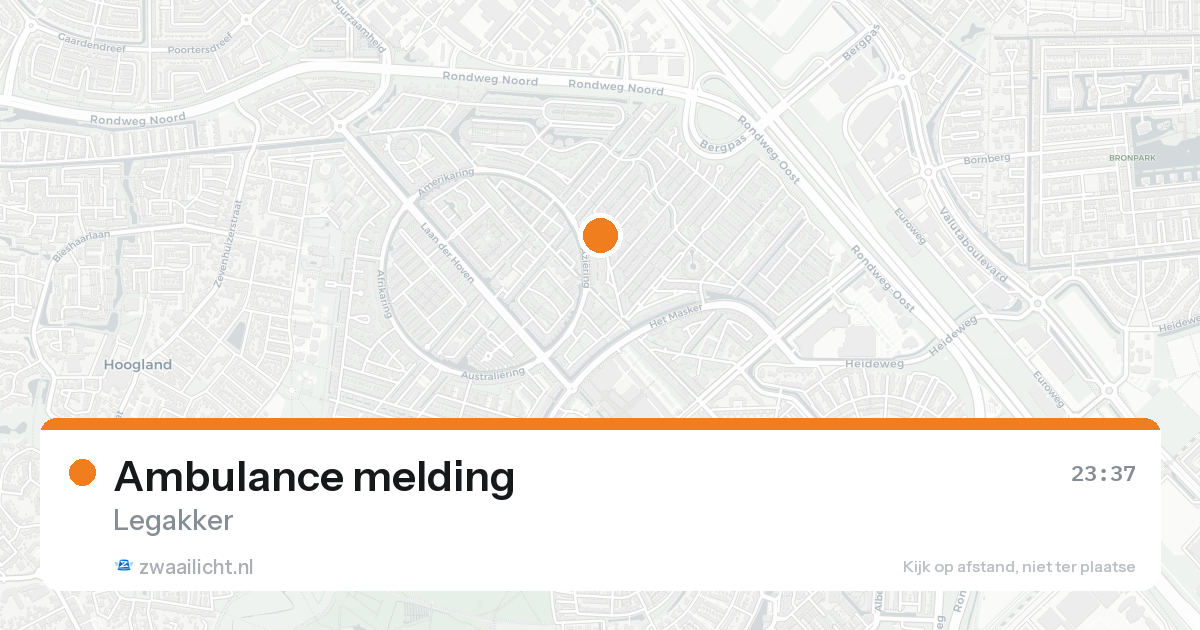 Ambulance melding — 30 jan 2026