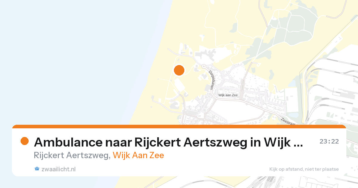 Ambulance naar Rijckert Aertszweg in Wijk Aan Zee — 26 aug 2026