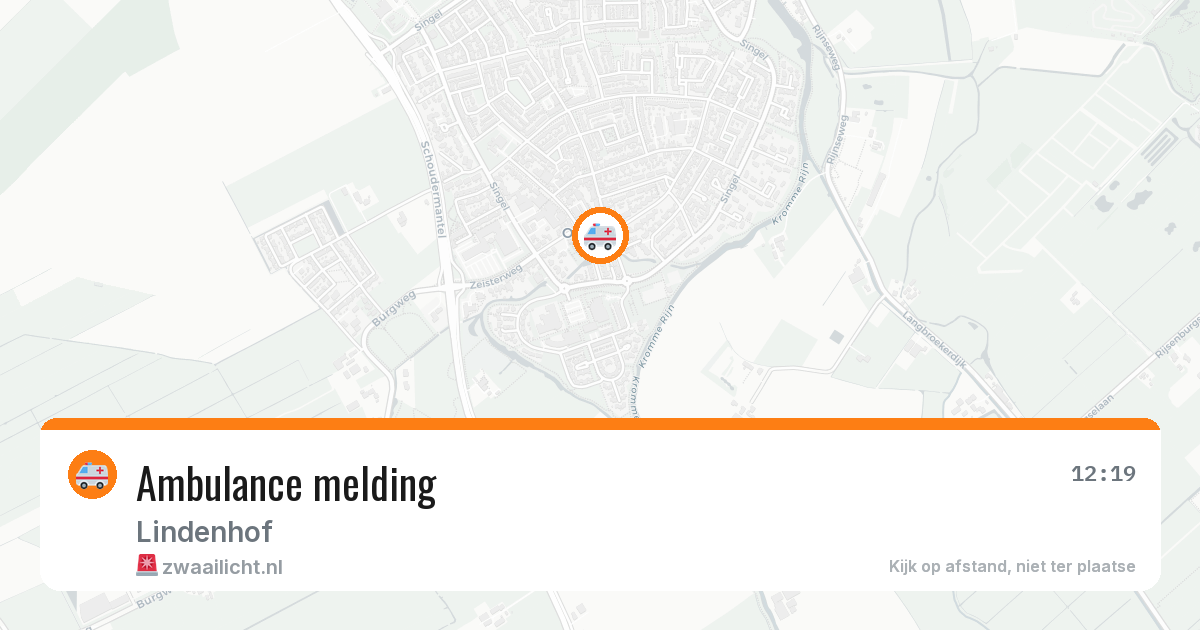 Ambulance melding — 10 apr 2026