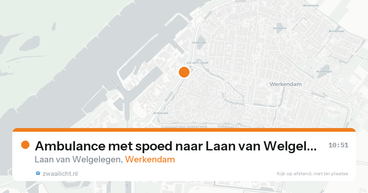 Ambulance met spoed naar Laan van Welgelegen in Werkendam — 26 aug 2026