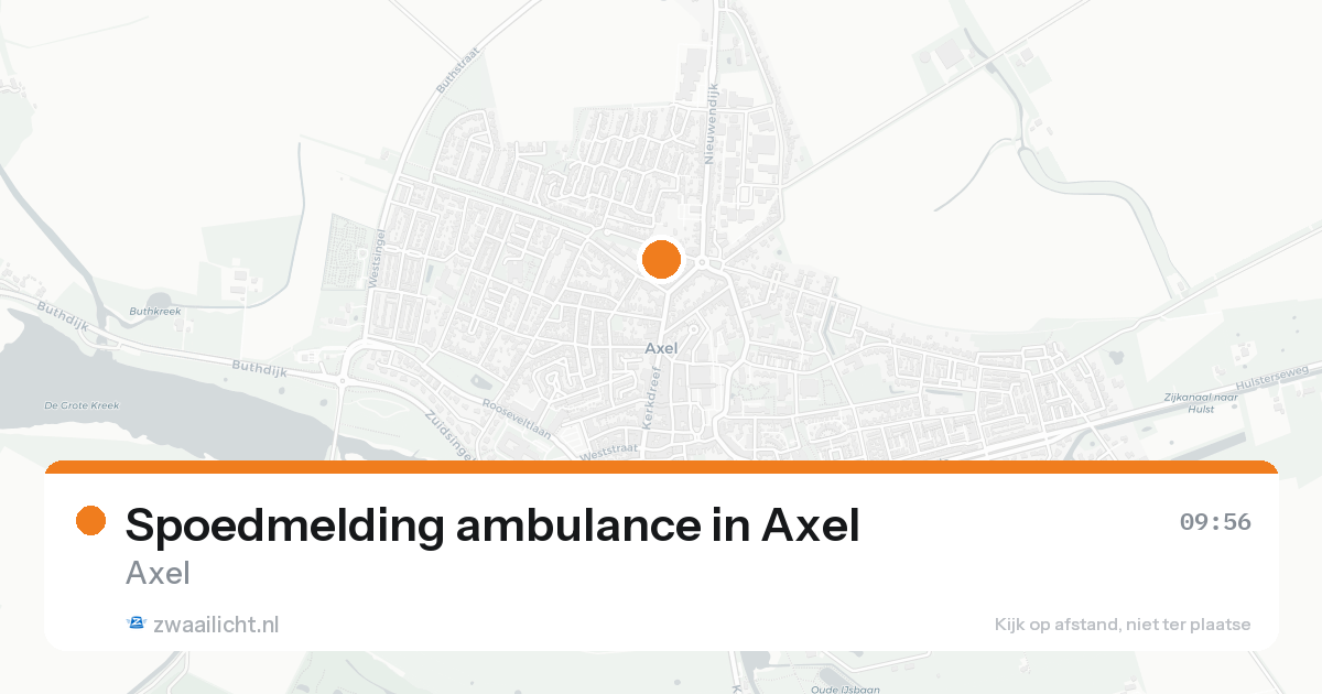 Spoedmelding ambulance in Axel — 8 feb 2026