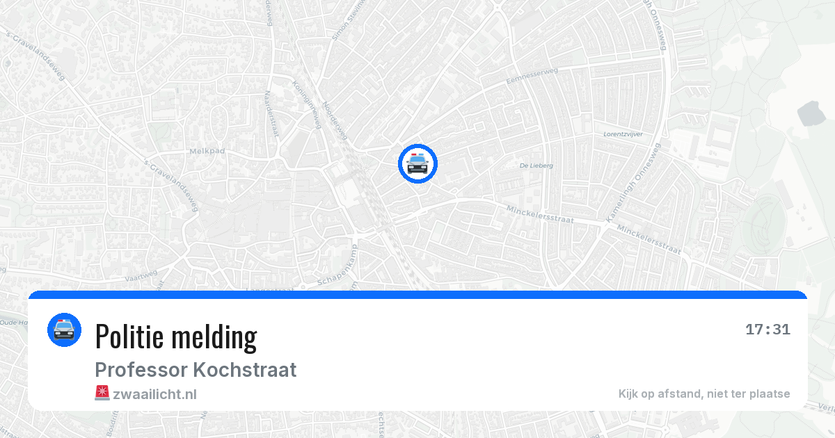 Politie melding — 9 mei 2026