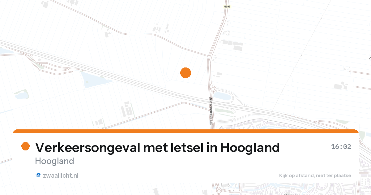 Verkeersongeval met letsel in Hoogland — 28 aug 2026
