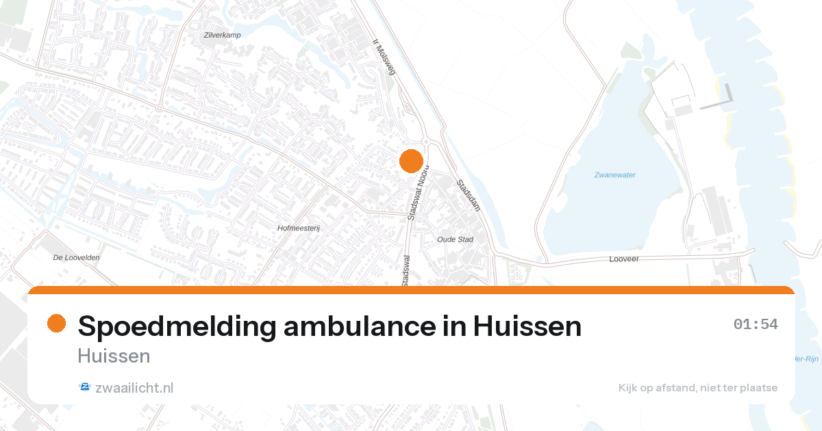 Spoedmelding ambulance in Huissen — 1 feb 2026