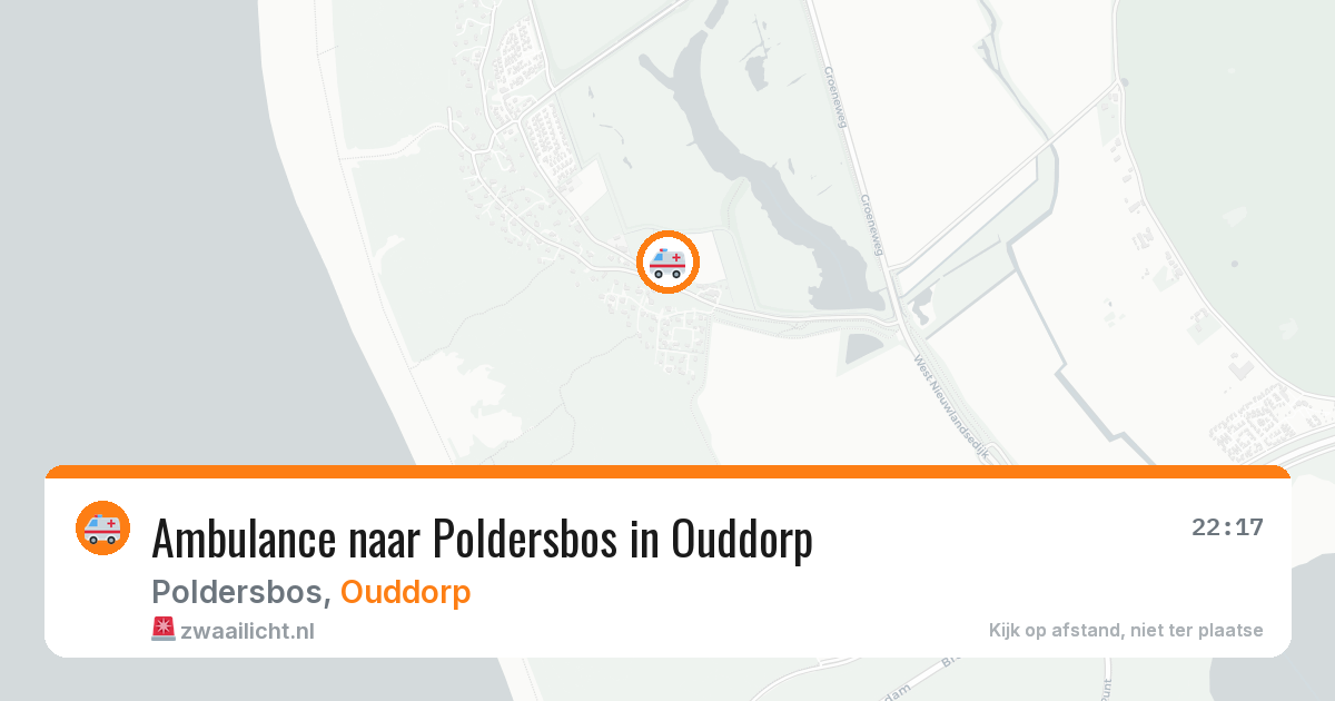 Ambulance naar Poldersbos in Ouddorp — 5 apr 2026