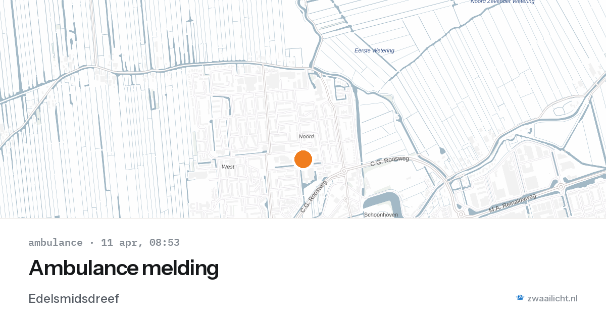 Ambulance melding — 11 apr 2026