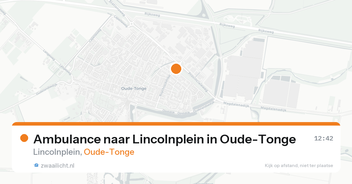 Ambulance naar Lincolnplein in Oude-Tonge — 7 feb 2026