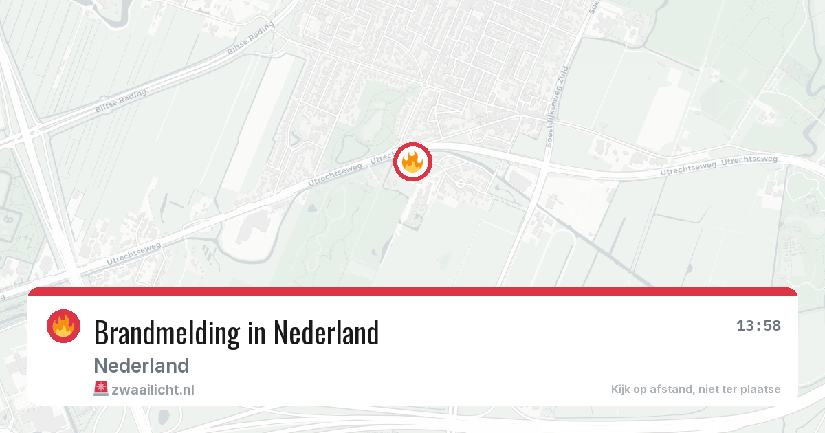 Brandmelding in Nederland — 27 jun 2026