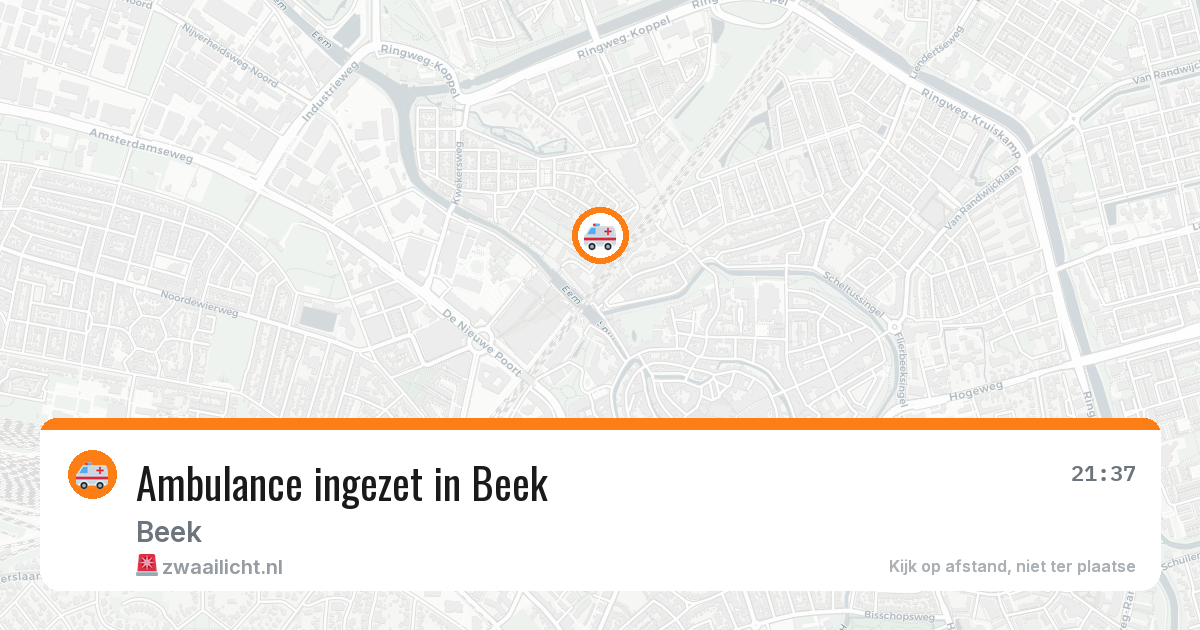 Ambulance ingezet in Beek — 7 feb 2026