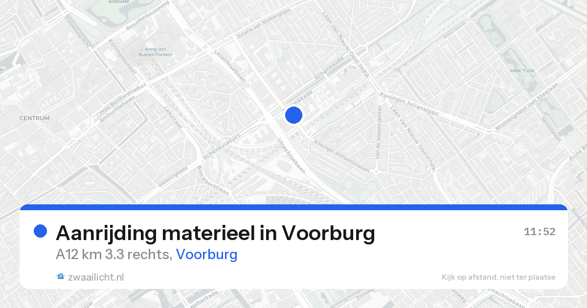 Aanrijding materieel in Voorburg — 18 aug 2026