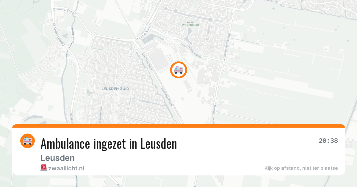 Ambulance ingezet in Leusden — 22 jun 2026