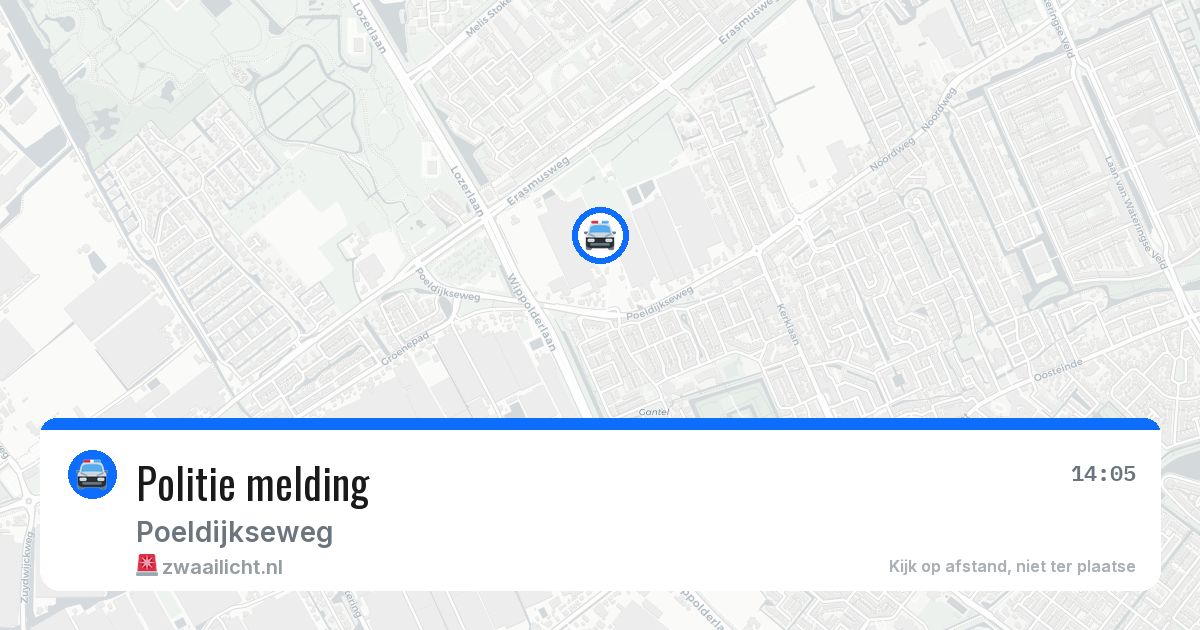 Politie melding — 4 mei 2026