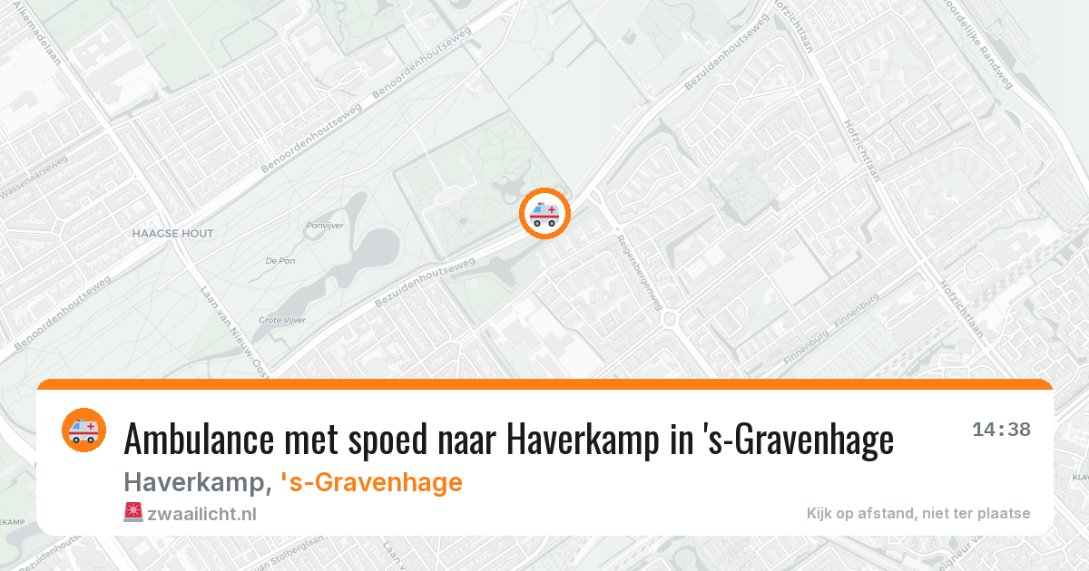 Ambulance met spoed naar Haverkamp in 's-Gravenhage — 15 apr 2026
