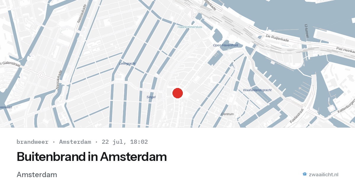 Buitenbrand in Amsterdam — 22 jul 2026