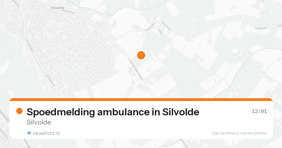 Spoedmelding ambulance in Silvolde — 24 aug 2026