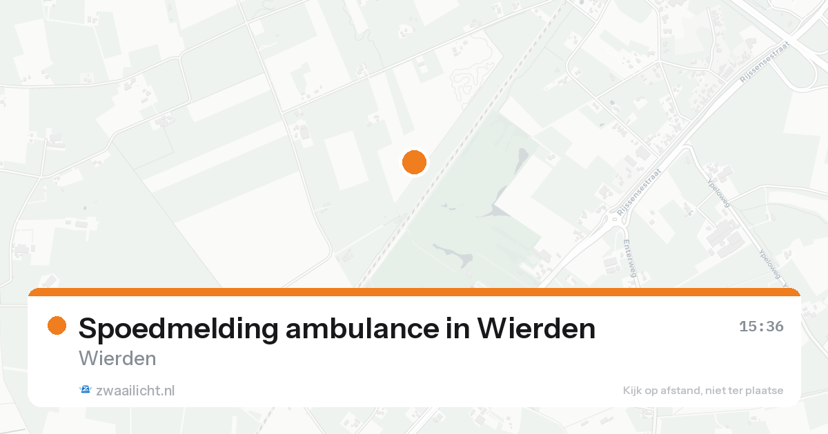 Spoedmelding ambulance in Wierden — 23 aug 2026