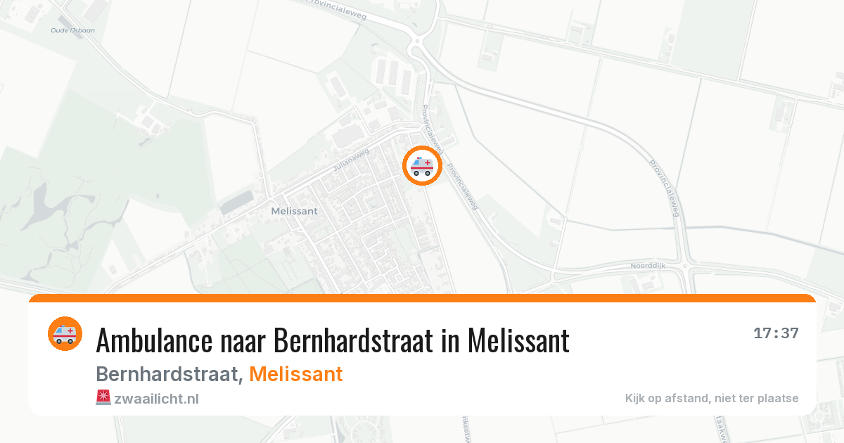 Ambulance naar Bernhardstraat in Melissant — 30 jun 2026