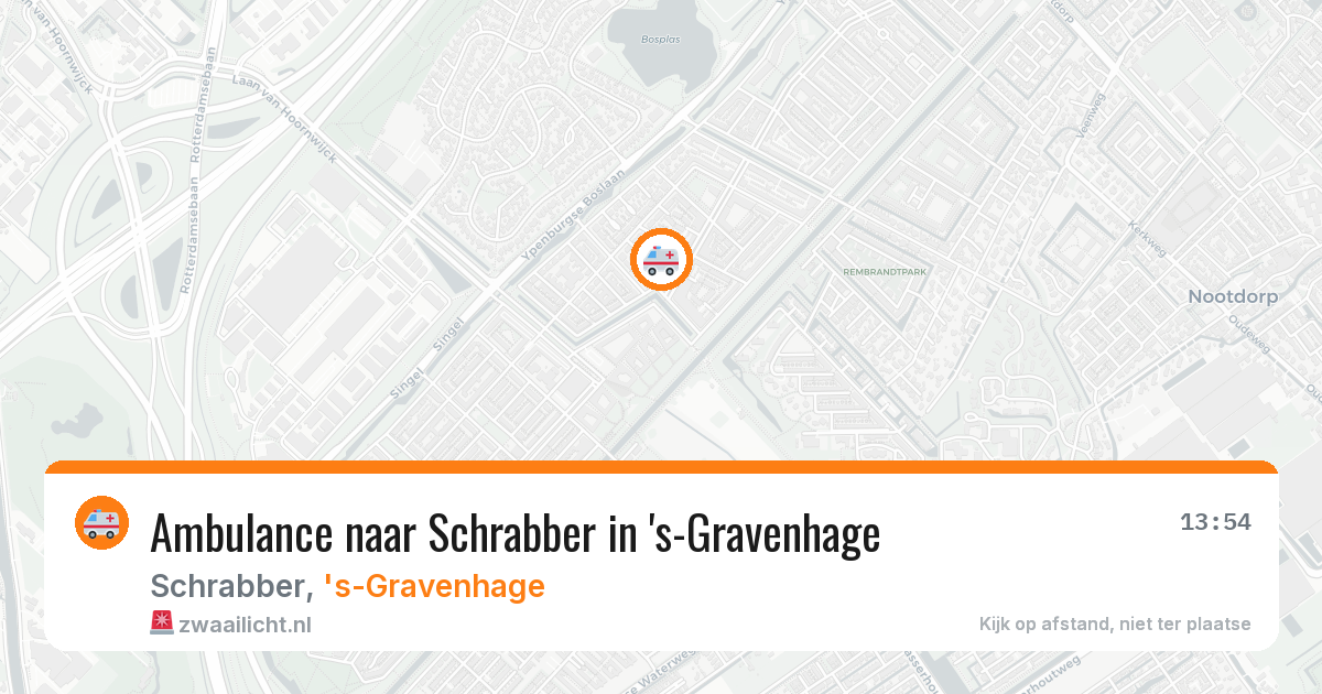 Ambulance naar Schrabber in 's-Gravenhage — 2 jun 2026