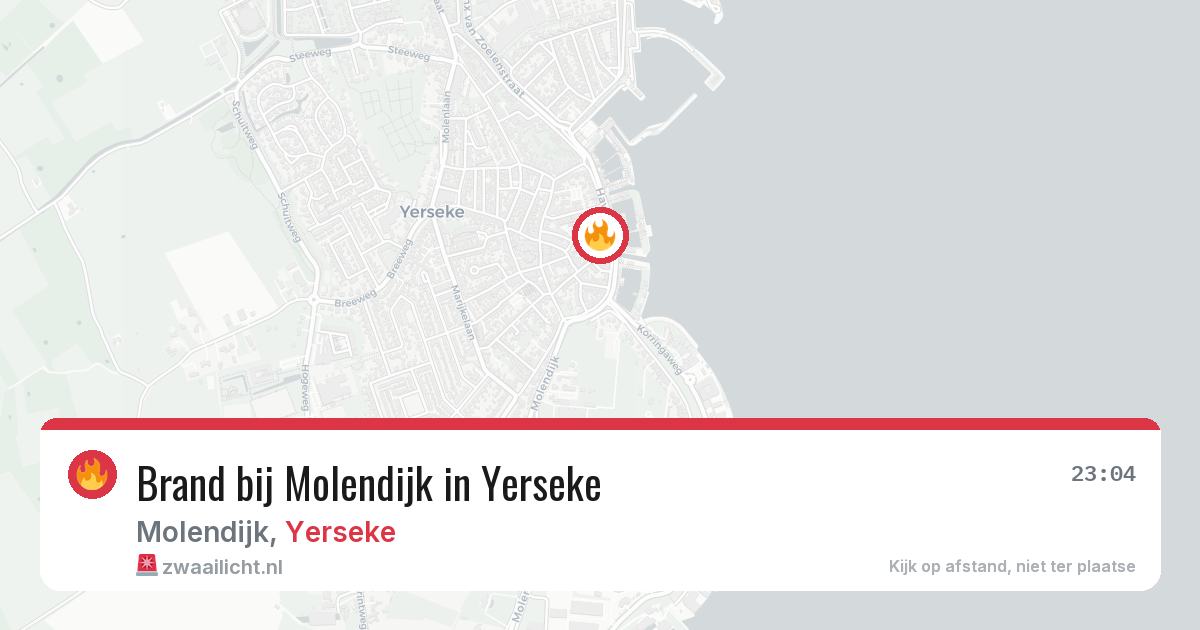 Brand bij Molendijk in Yerseke — 25 mrt 2026