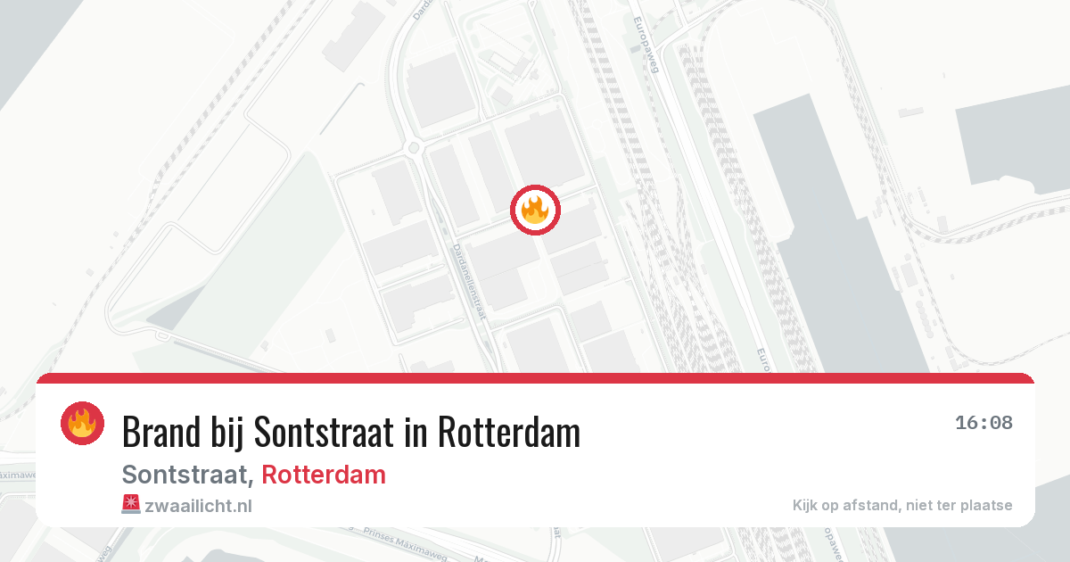 Brand bij Sontstraat in Rotterdam — 5 jun 2026