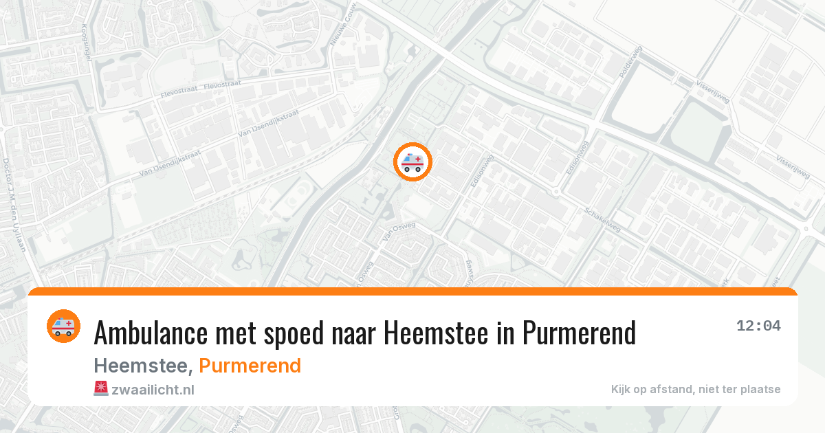Ambulance met spoed naar Heemstee in Purmerend — 3 feb 2026
