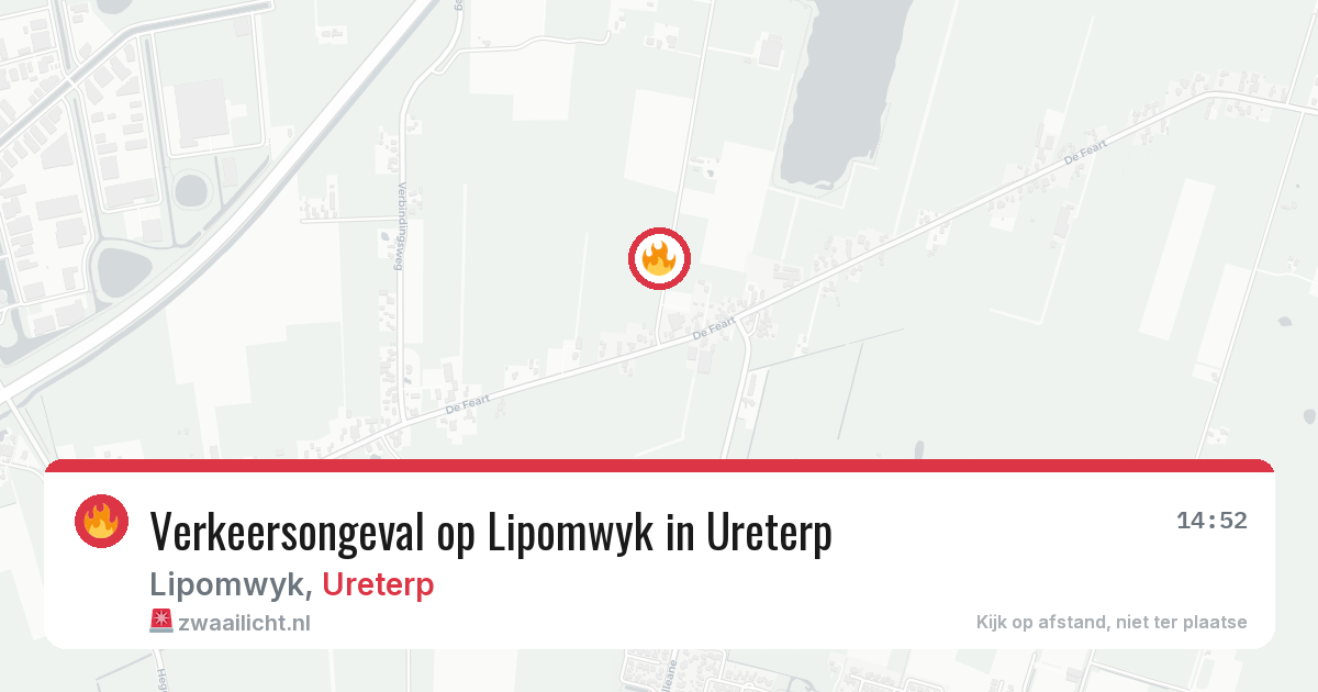 Verkeersongeval op Lipomwyk in Ureterp — 19 jun 2026
