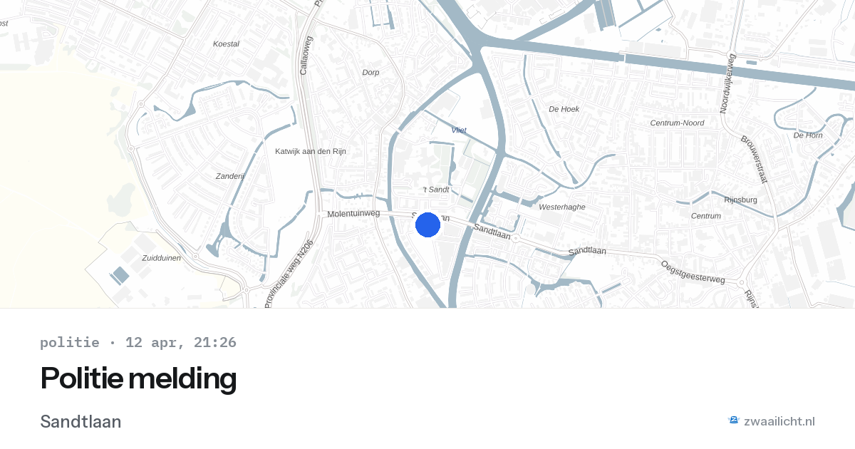 Politie melding — 12 apr 2026