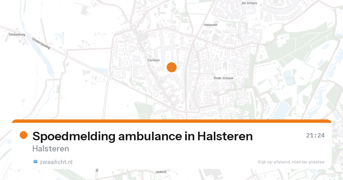 Spoedmelding ambulance in Halsteren — 31 jan 2026