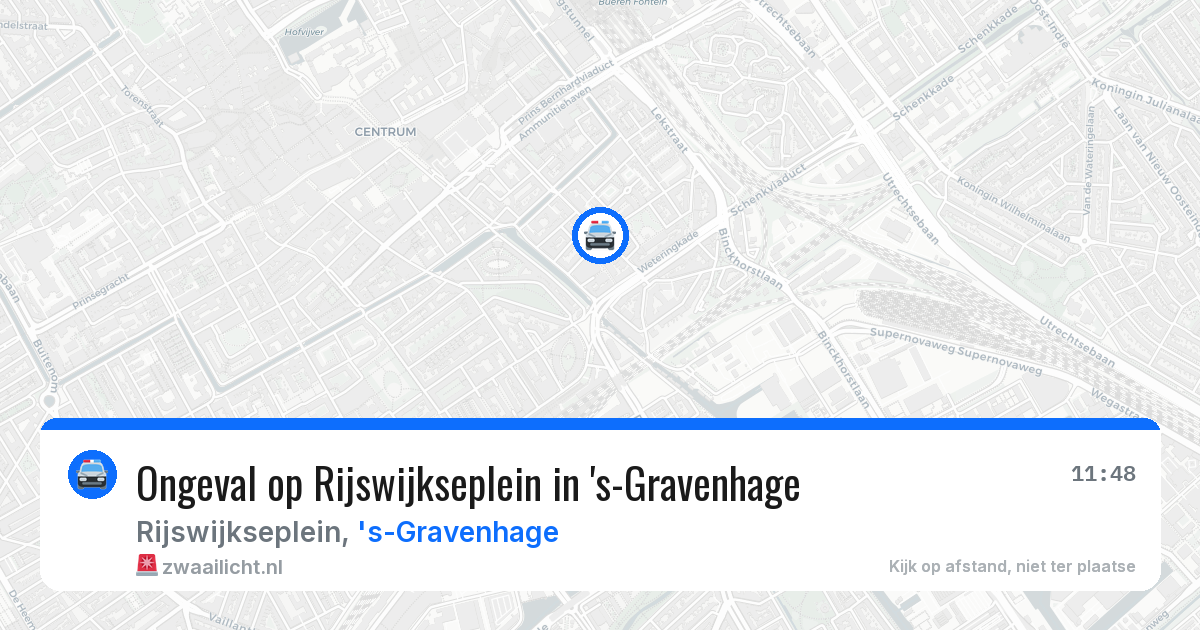 Ongeval op Rijswijkseplein in 's-Gravenhage — 5 mei 2026
