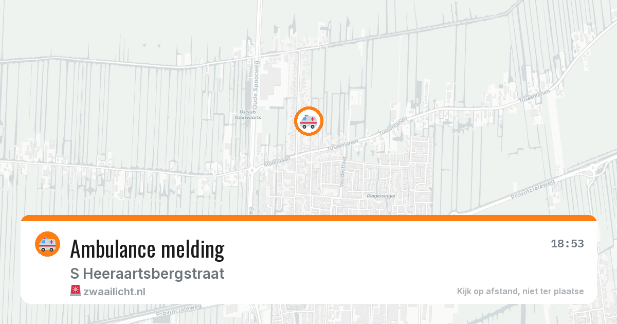 Ambulance melding — 9 mei 2026