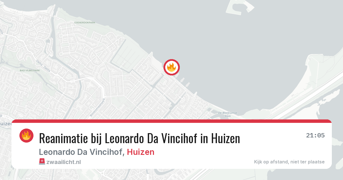 Reanimatie bij Leonardo Da Vincihof in Huizen — 14 jul 2026