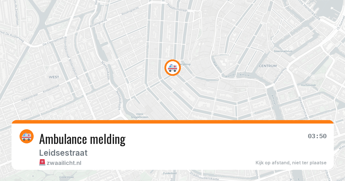 Ambulance melding — 26 jun 2026