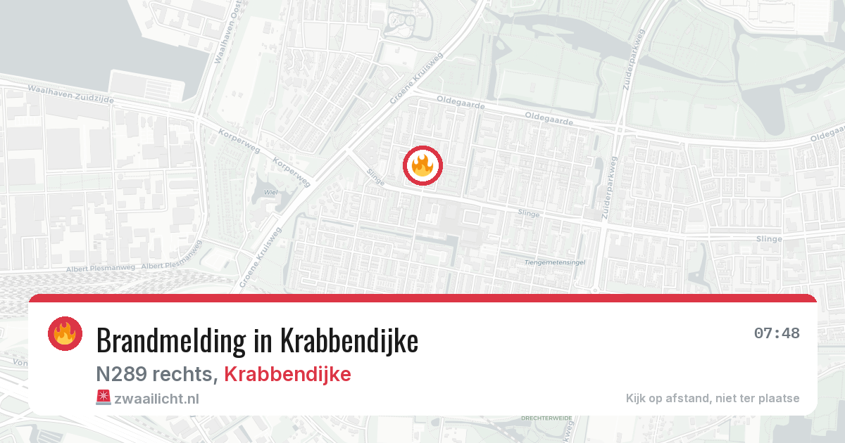 Brandmelding in Krabbendijke — 20 jan 2026