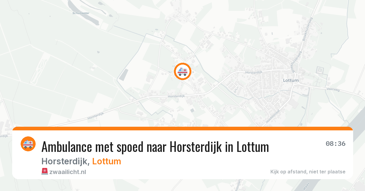 Ambulance met spoed naar Horsterdijk in Lottum — 11 jun 2026