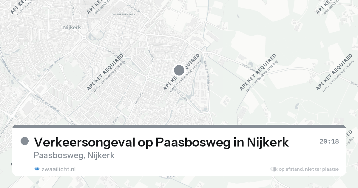 Verkeersongeval op Paasbosweg in Nijkerk — 2 jul 2026