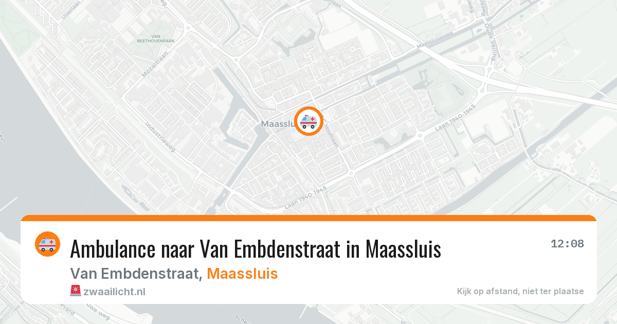 Ambulance naar Van Embdenstraat in Maassluis — 2 apr 2026