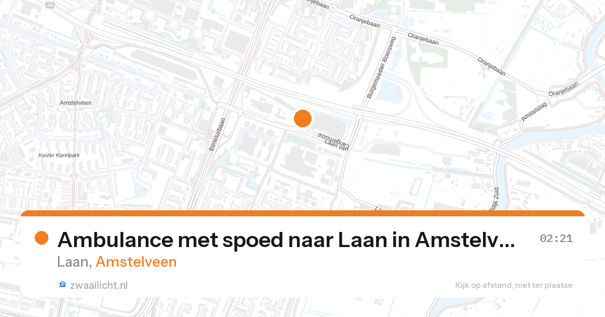Ambulance met spoed naar Laan in Amstelveen — 1 feb 2026
