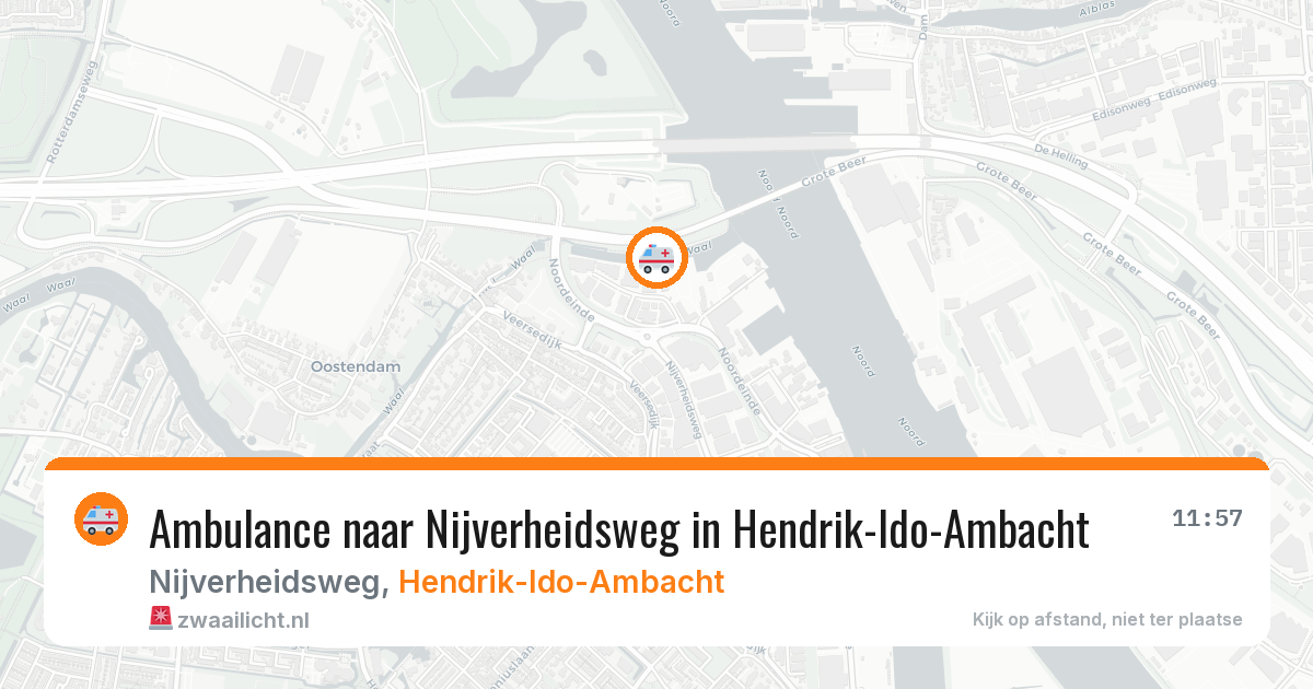 Ambulance naar Nijverheidsweg in Hendrik-Ido-Ambacht — 2 jul 2026