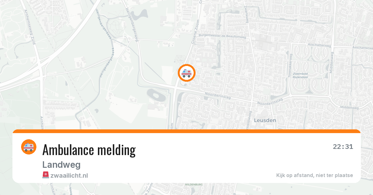 Ambulance melding — 2 feb 2026