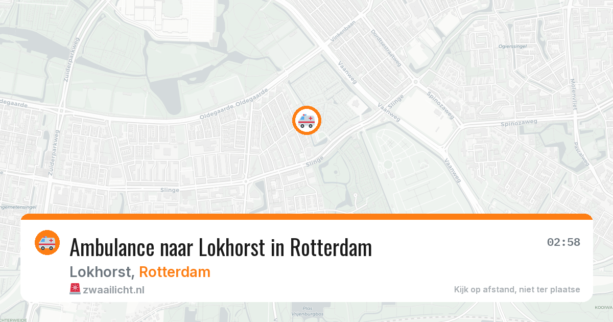 Ambulance naar Lokhorst in Rotterdam — 30 jun 2026