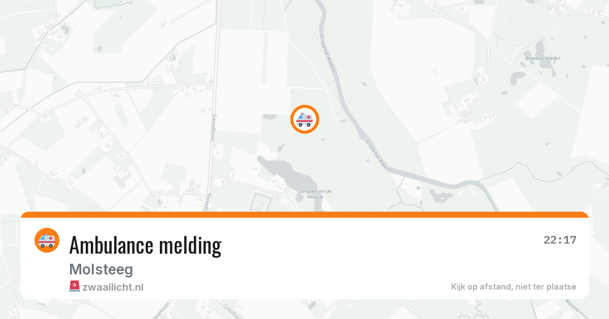 Ambulance melding — 4 mei 2026