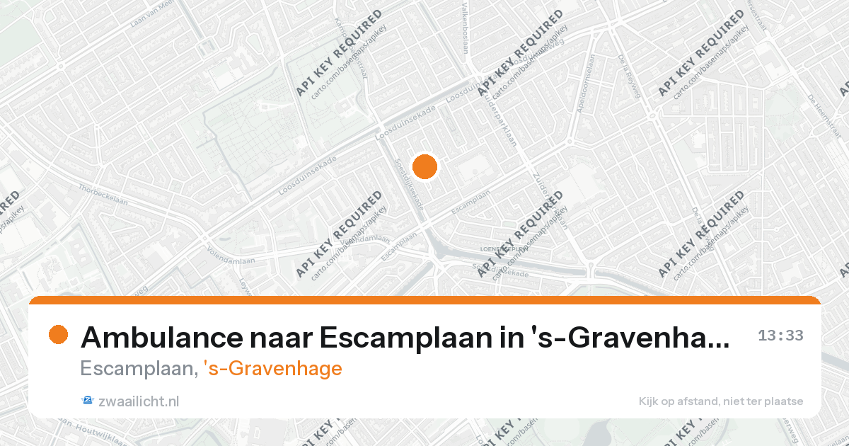 Ambulance naar Escamplaan in 's-Gravenhage — 18 jul 2026