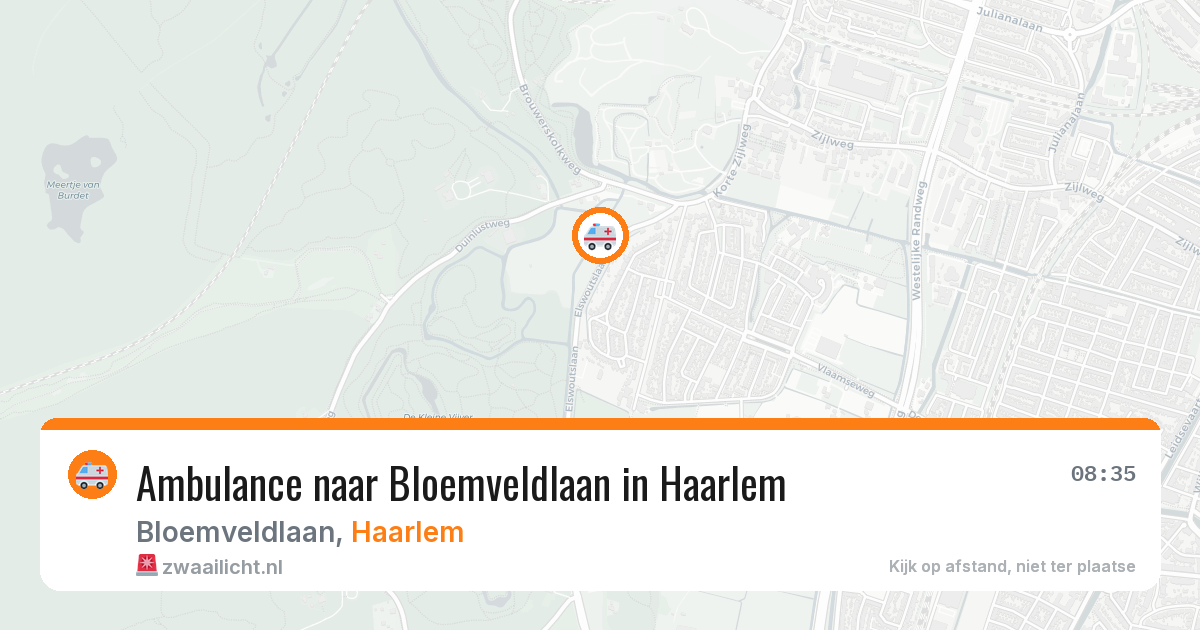 Ambulance naar Bloemveldlaan in Haarlem — 9 feb 2026