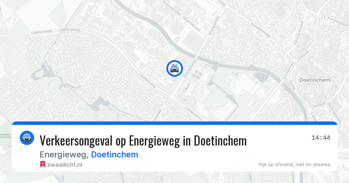 Verkeersongeval op Energieweg in Doetinchem — 5 jun 2026