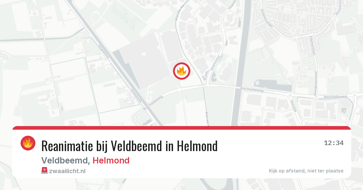 Reanimatie bij Veldbeemd in Helmond — 22 jun 2026