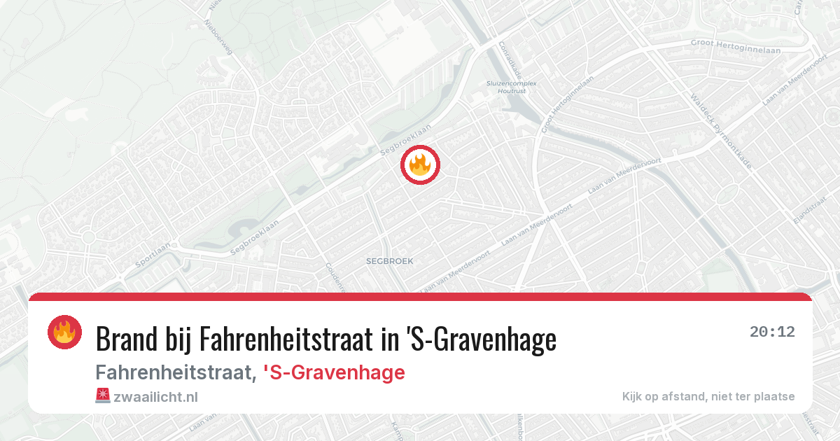 Brand bij Fahrenheitstraat in 'S-Gravenhage — 13 feb 2026