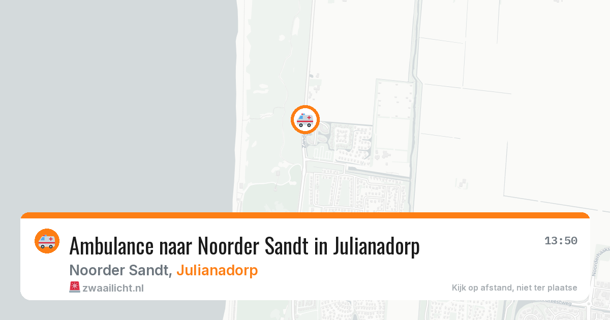 Ambulance naar Noorder Sandt in Julianadorp — 21 apr 2026