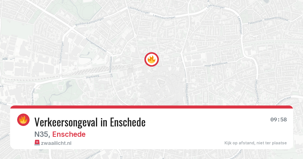 Verkeersongeval in Enschede — 1 jun 2026
