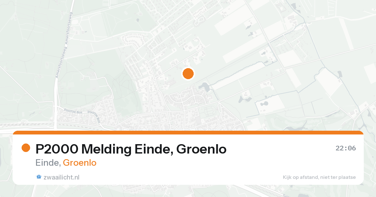 P2000 Melding Einde, Groenlo — 7 feb 2026